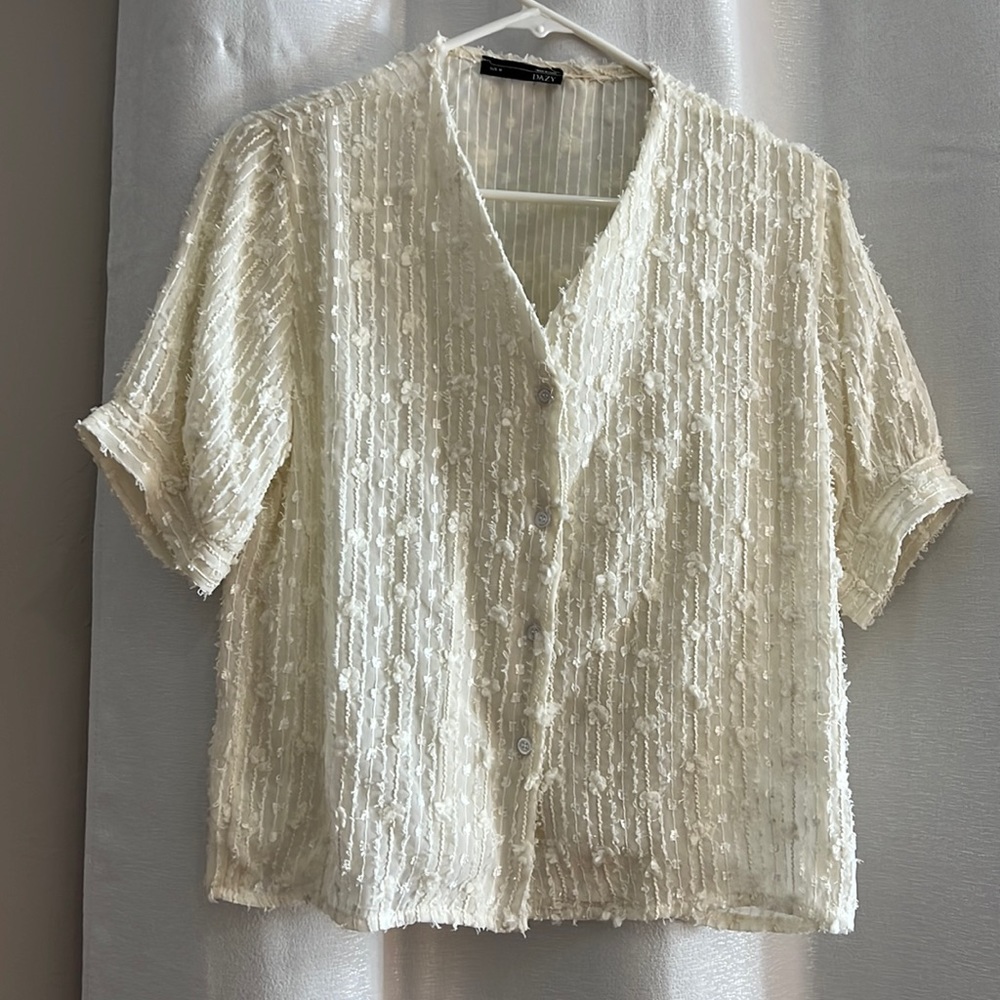 Ivory Brand new Blouse size M